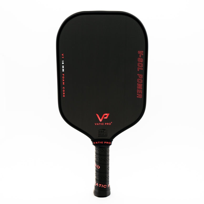 스포모티브 바틱프로 V-SOL Power V7 스탠다드 16mm 피클볼 패들(패들 커버 포함)