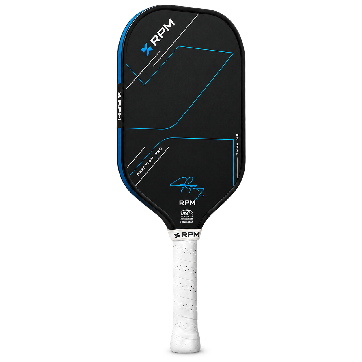 RPM Friction Pro V2 14mm 하이브리드 플랫탑 피클볼 패들